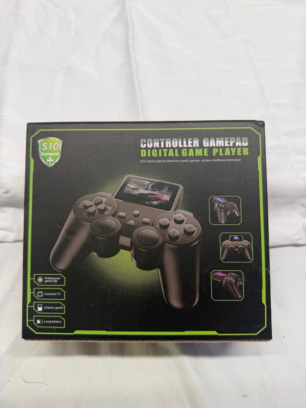 S10 Gamepad Game Console – 520 Classic Retro Games, Built-in Screen & TV Output